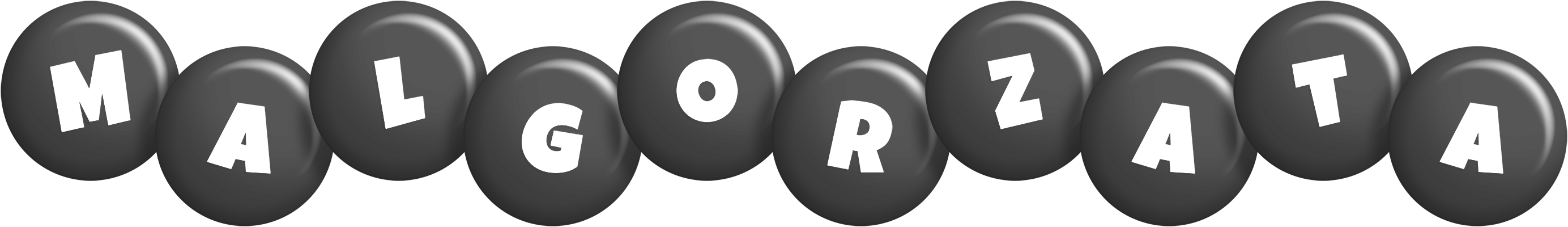 Malgorzata candy-black logo
