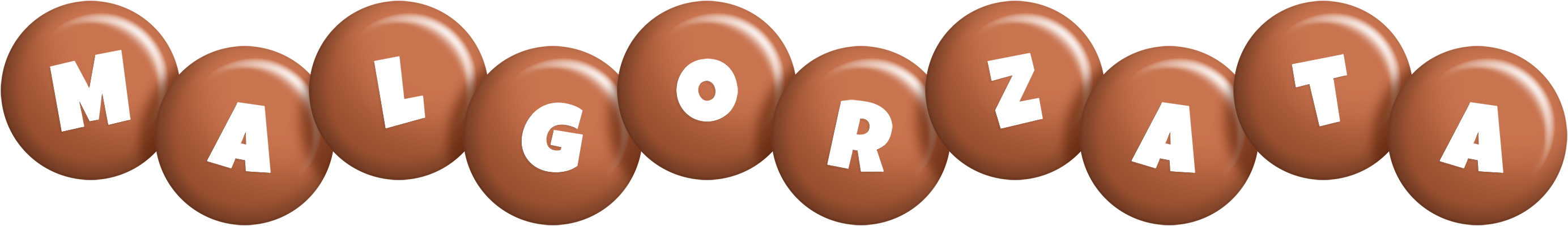 Malgorzata candy-brown logo