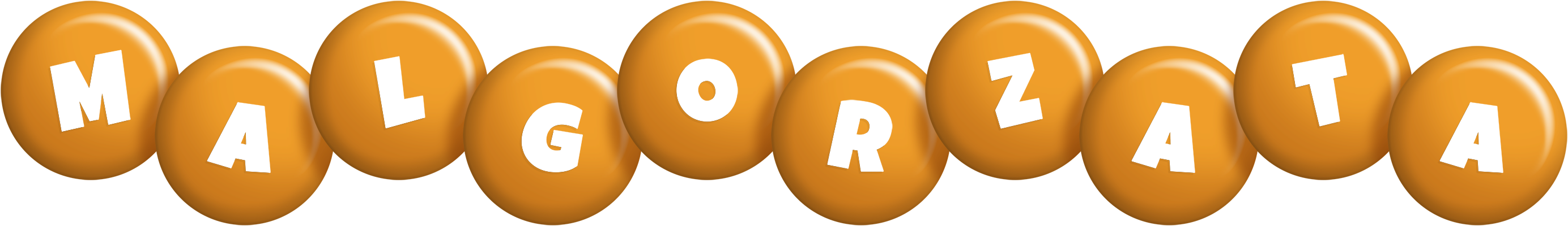 Malgorzata candy-orange logo