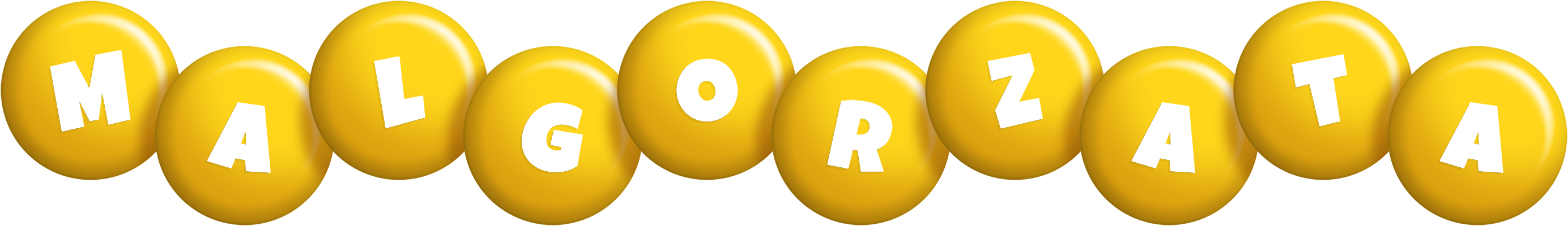 Malgorzata candy-yellow logo