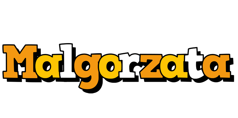 Malgorzata cartoon logo
