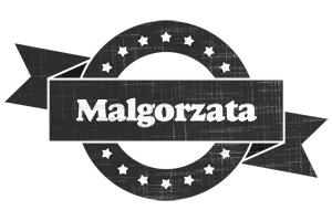 Malgorzata grunge logo