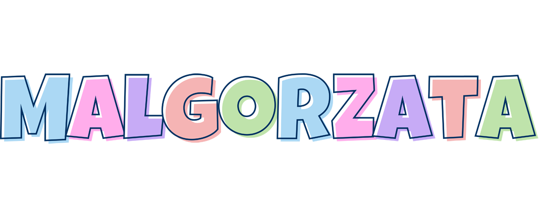 Malgorzata pastel logo
