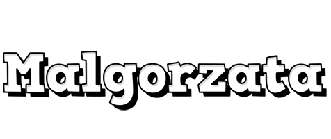 Malgorzata snowing logo