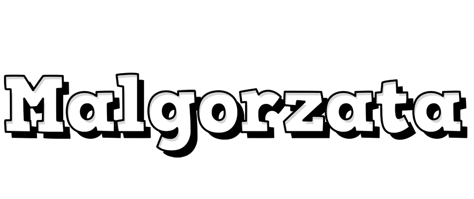 Malgorzata snowing logo