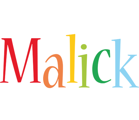 Malick birthday logo