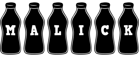Malick bottle logo