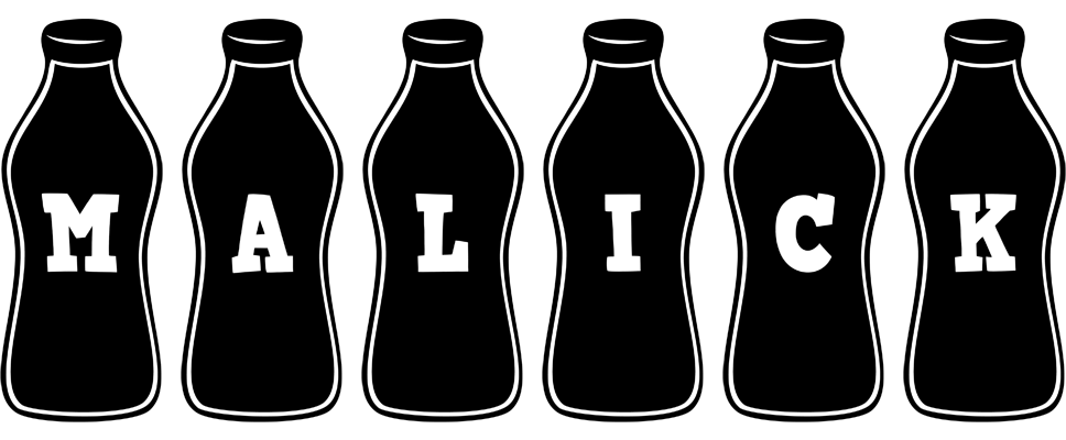 Malick bottle logo