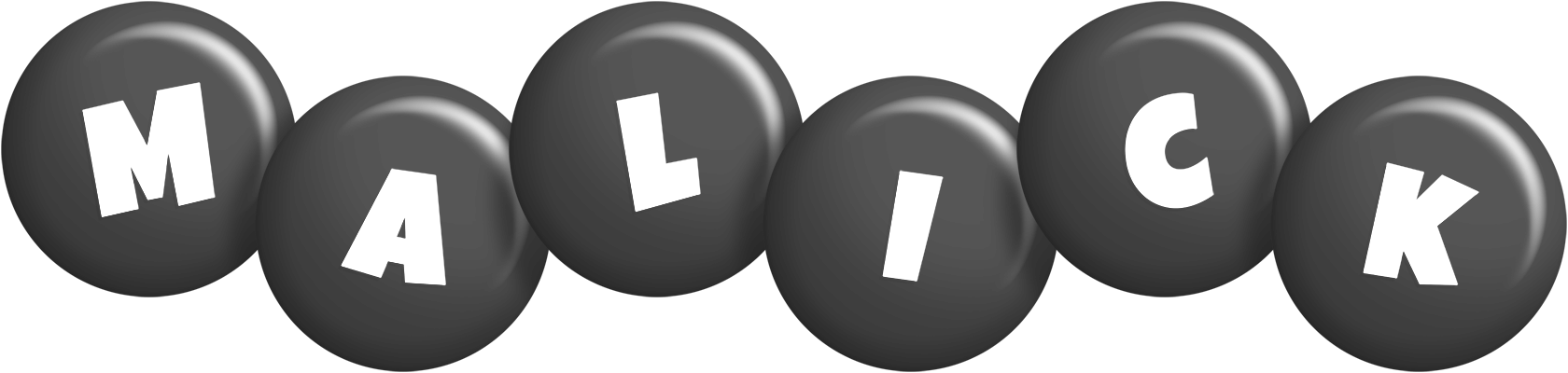 Malick candy-black logo