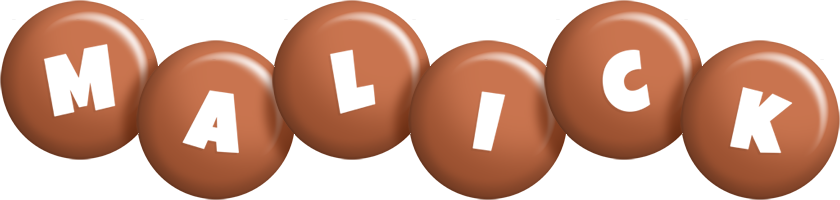 Malick candy-brown logo