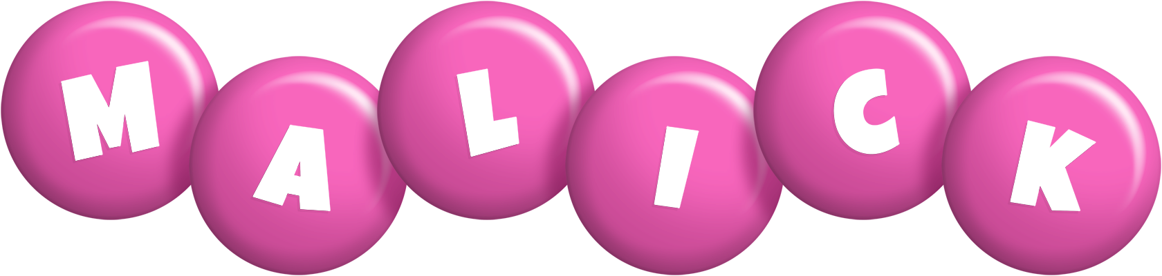 Malick candy-pink logo
