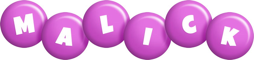 Malick candy-purple logo
