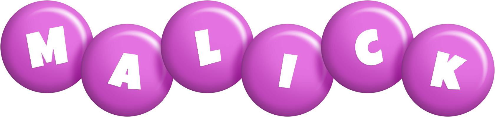 Malick candy-purple logo