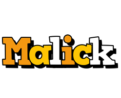 Malick cartoon logo