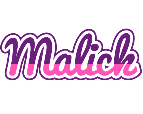 Malick cheerful logo