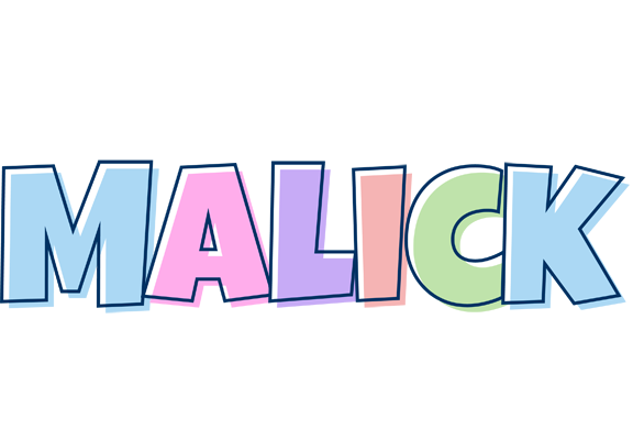 Malick pastel logo