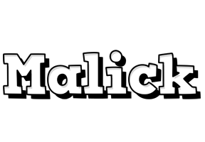 Malick snowing logo