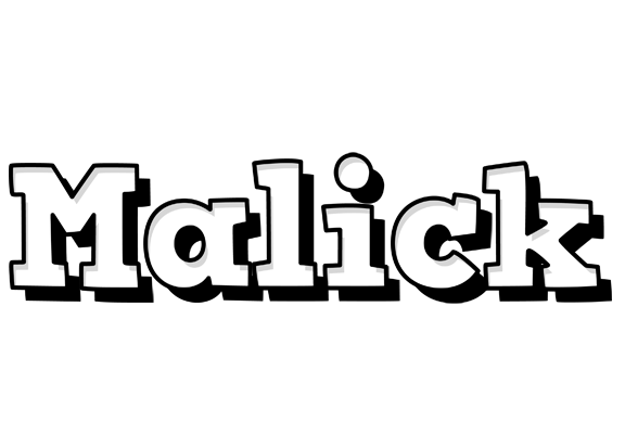 Malick snowing logo