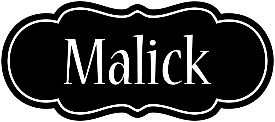 Malick welcome logo