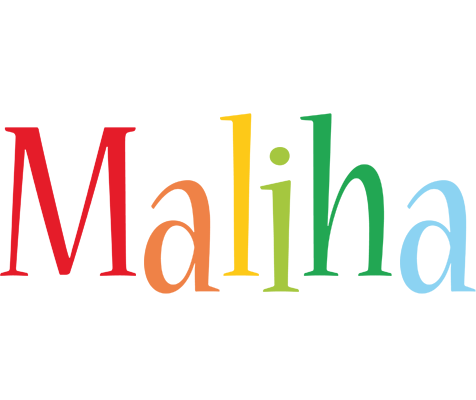 Maliha birthday logo