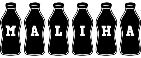 Maliha bottle logo