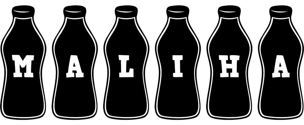 Maliha bottle logo
