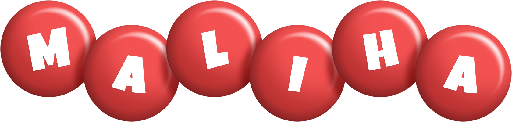 Maliha candy-red logo