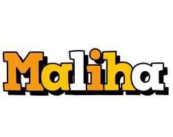 Maliha cartoon logo