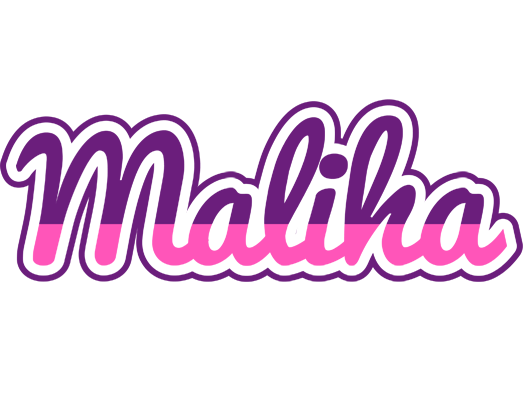 Maliha cheerful logo