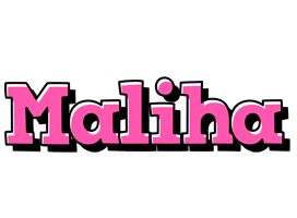 Maliha girlish logo