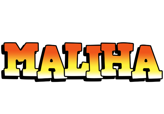 Maliha sunset logo