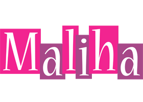 Maliha whine logo