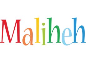 Maliheh birthday logo