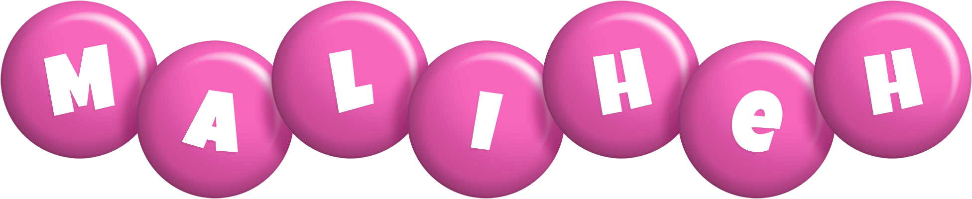 Maliheh candy-pink logo
