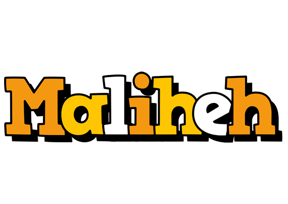 Maliheh cartoon logo