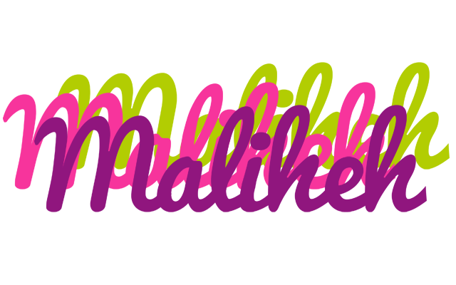 Maliheh flowers logo