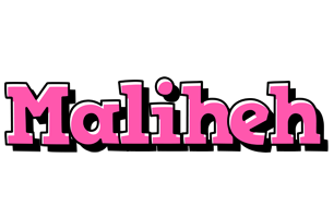 Maliheh girlish logo