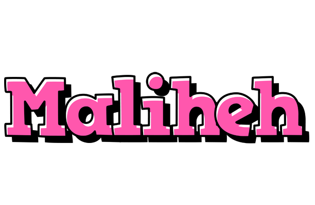 Maliheh girlish logo