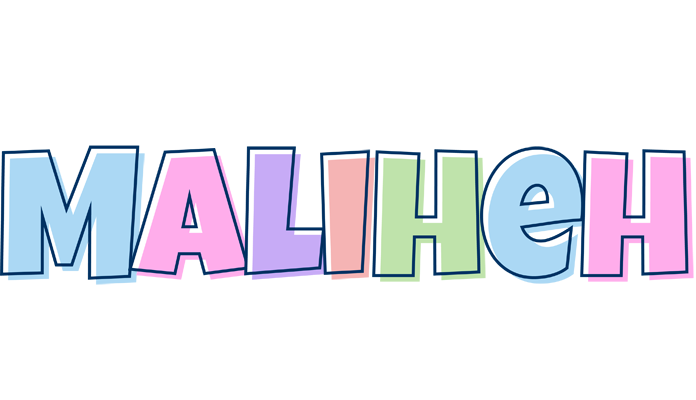 Maliheh pastel logo