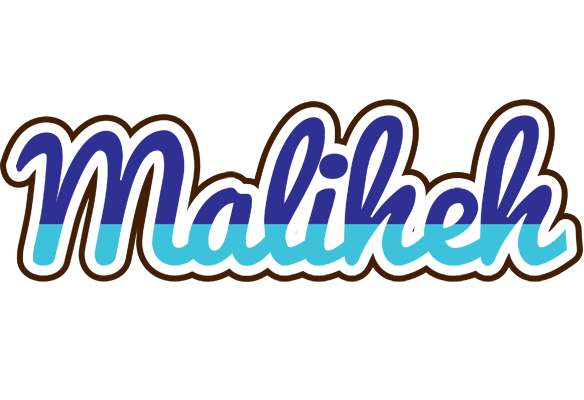 Maliheh raining logo