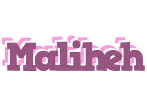 Maliheh relaxing logo