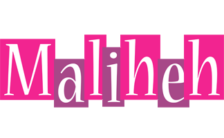 Maliheh whine logo