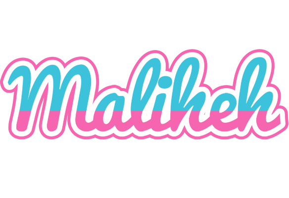 Maliheh woman logo