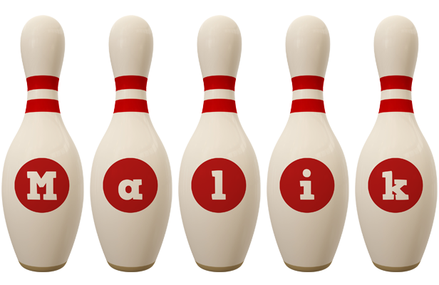 Malik bowling-pin logo