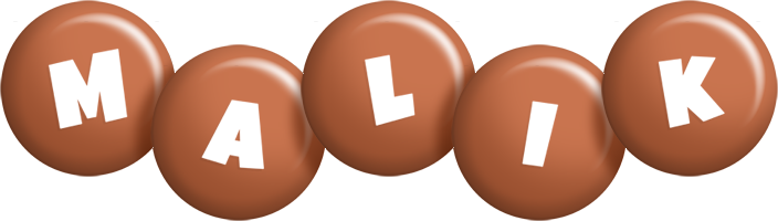 Malik candy-brown logo