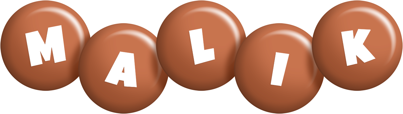Malik candy-brown logo