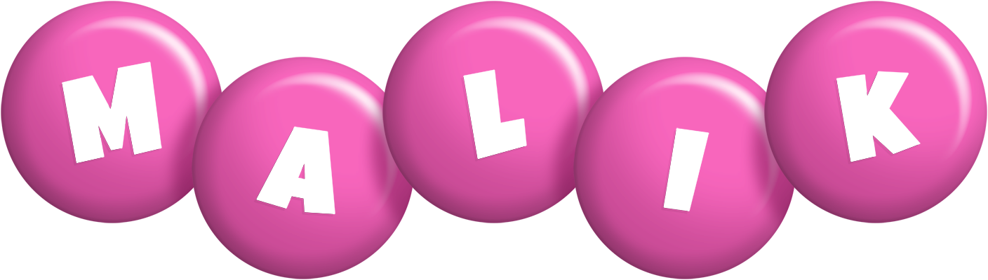 Malik candy-pink logo