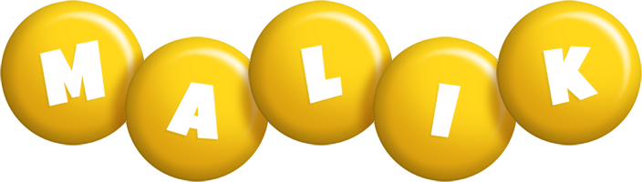 Malik candy-yellow logo