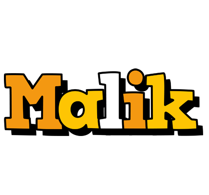 Malik cartoon logo