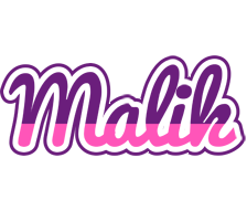 Malik cheerful logo